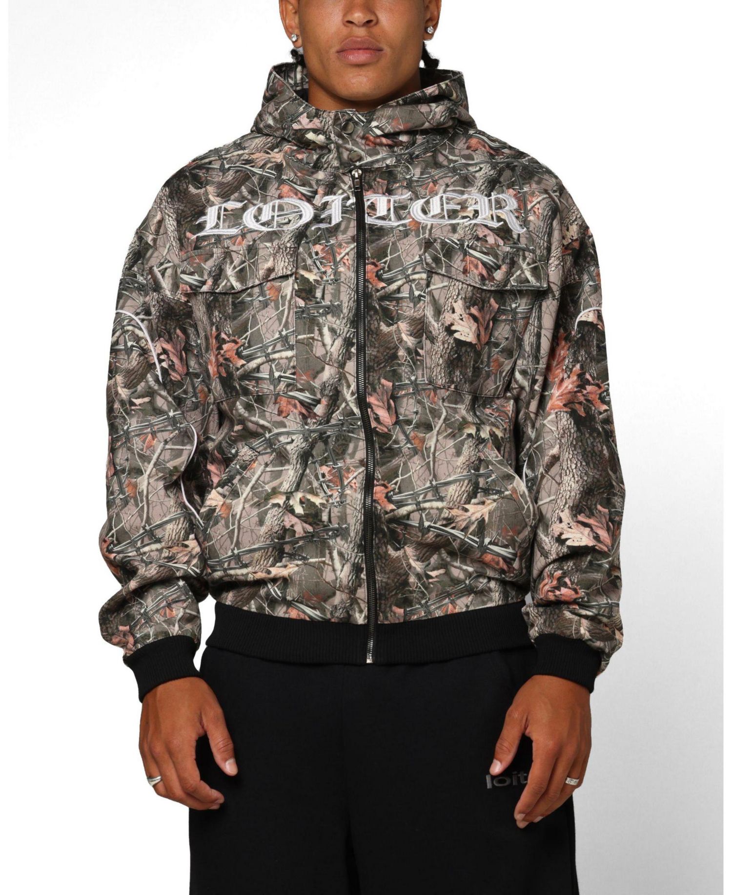 Mens Fracture Hoodie - Real Tree Camo