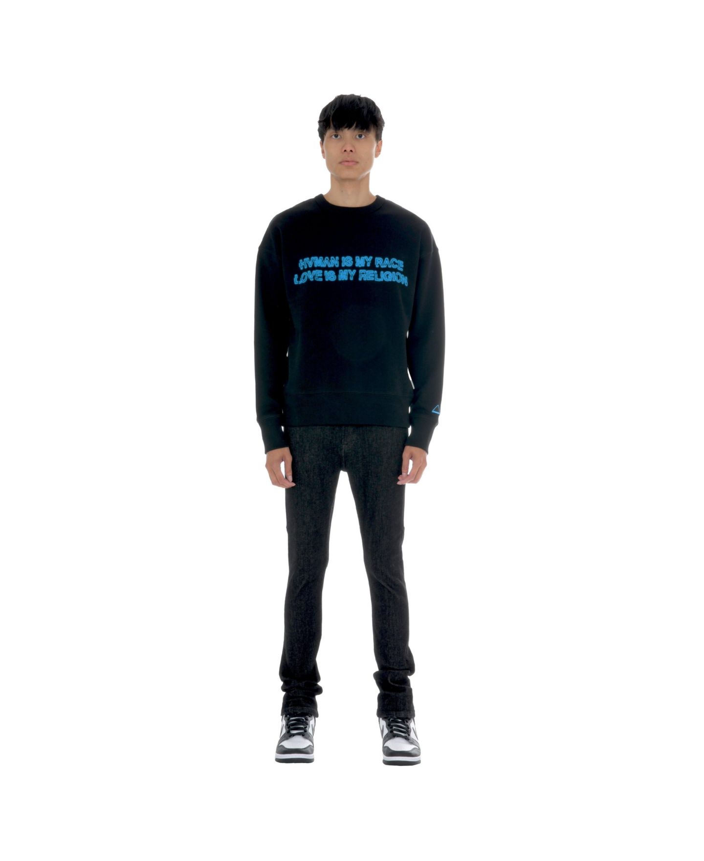 Мужская толстовка Hvman Chosen To Prevail x Cult Crystal Crew Sweatshirt in Human Love — фото 3