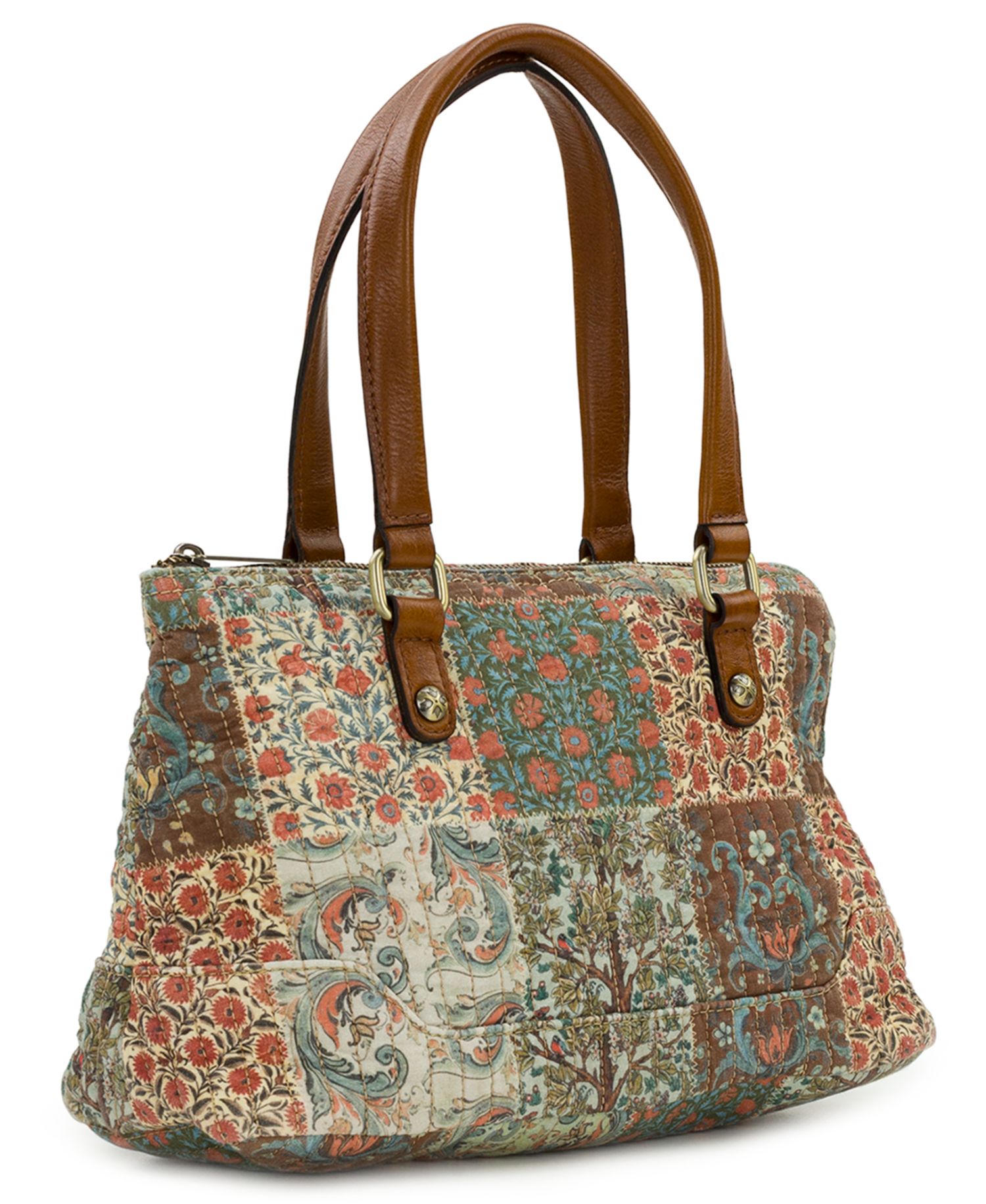 Rialto Medium Quilted Cotton Satchel Handbag