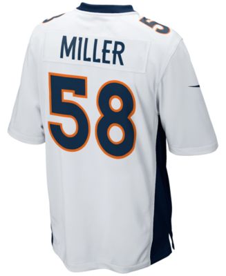 Denver Broncos No58 Von Miller Men's Nike Olive Gold 2019 Salute to Service Limited Jersey
