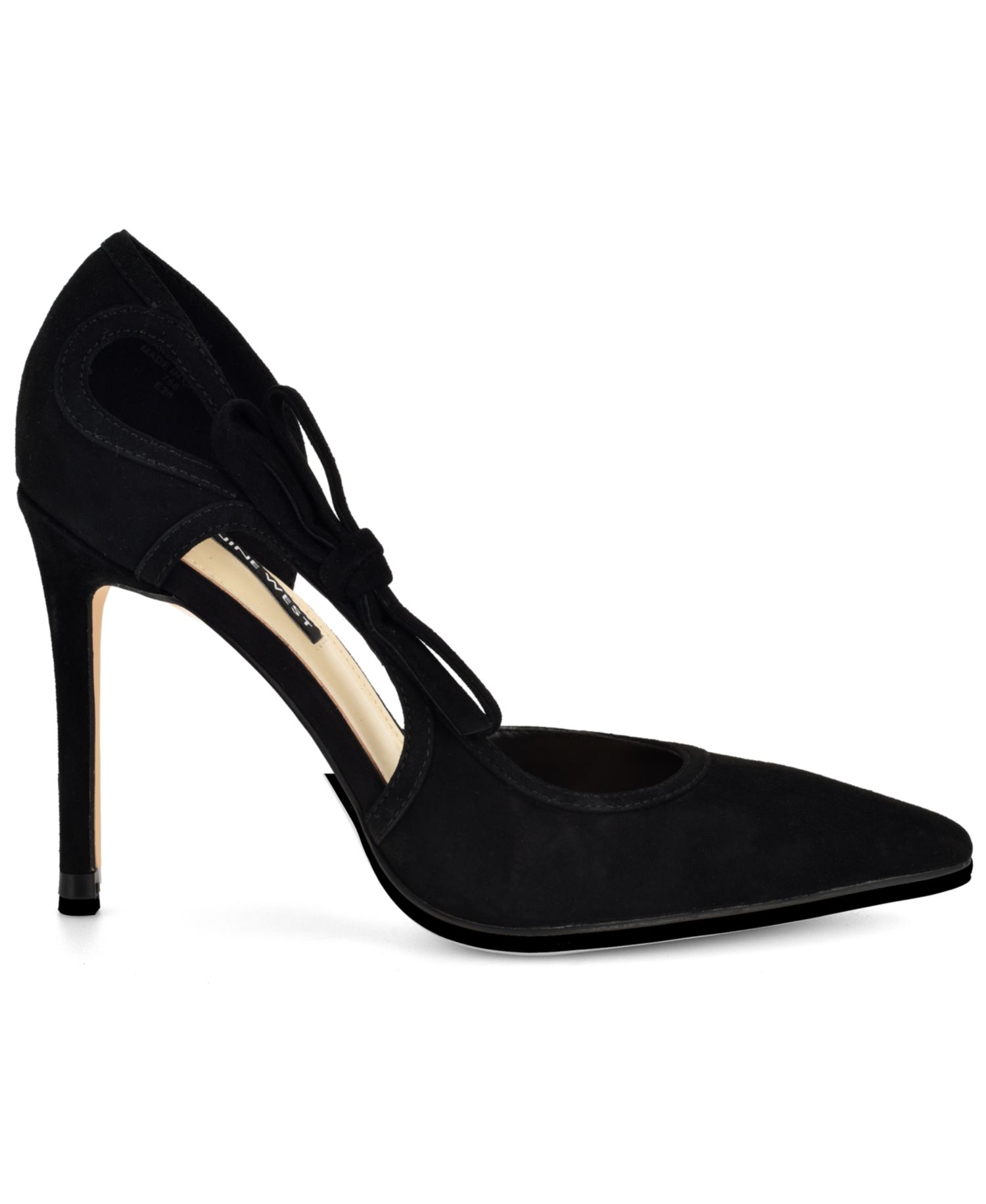 Women's Famila Bow D'Orsay Suede Dress Pumps