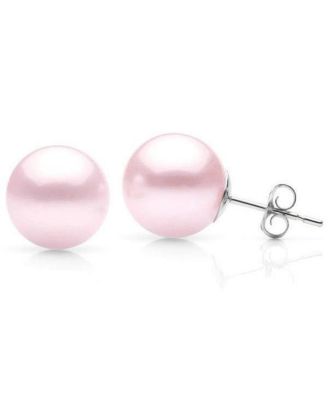 14K Gold Freshwater Pearl Stud Earrings