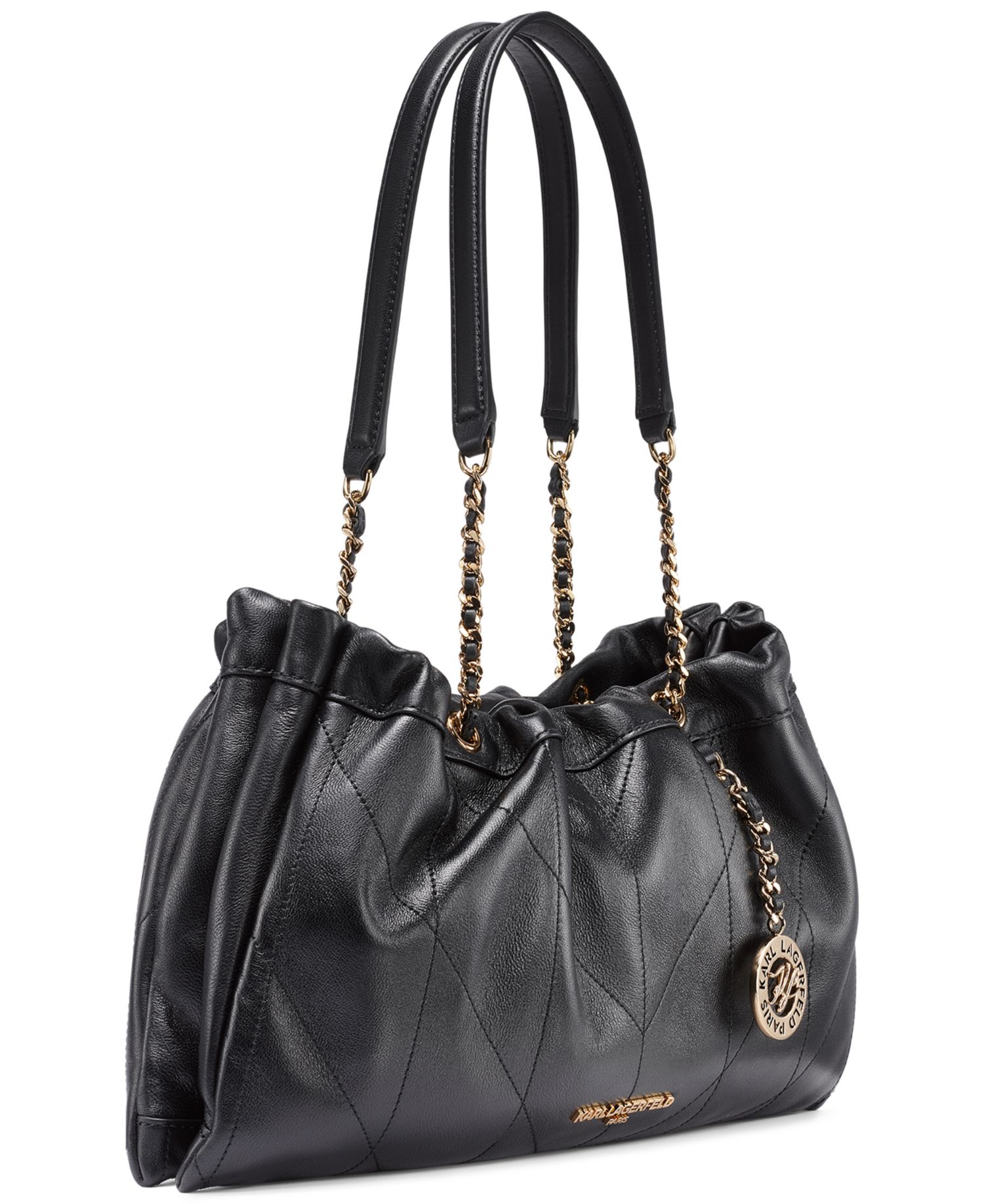 Amandine Leather Medium Shoulder Handbag