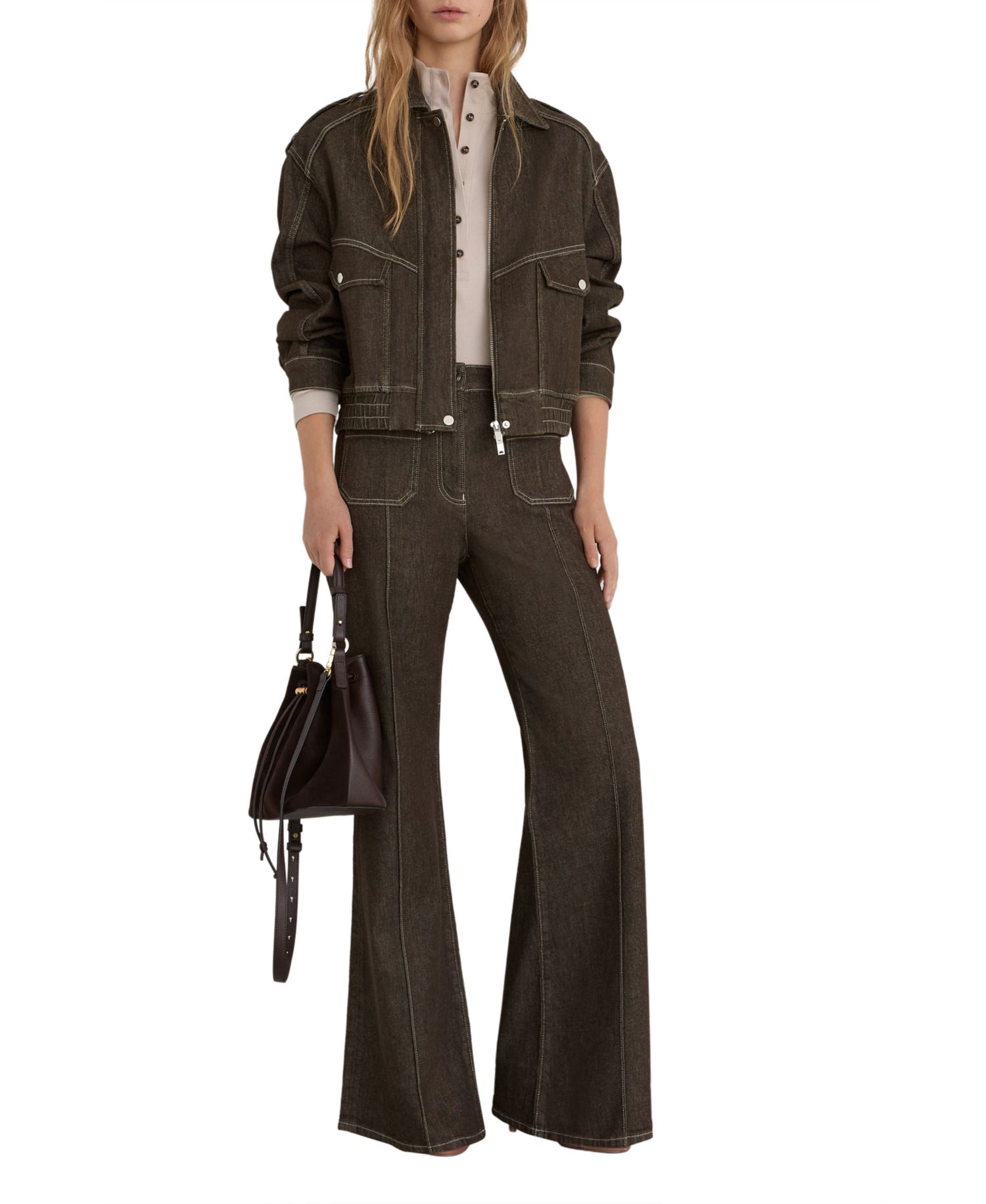 Women's Sakura Flare Patch Pocket Jean