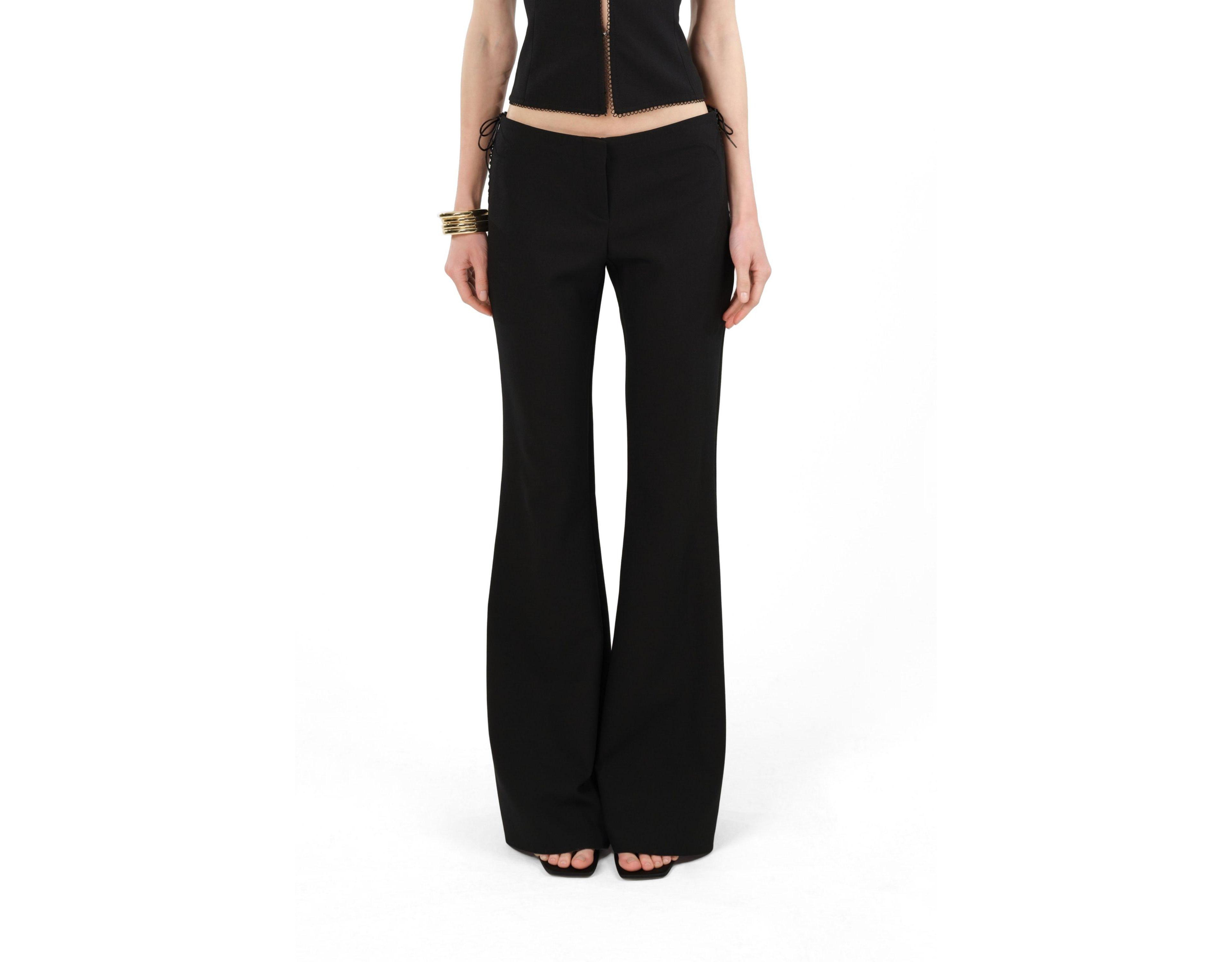 Nocturne Women's Side-Tie Low-Rise Slim Fit Trousers