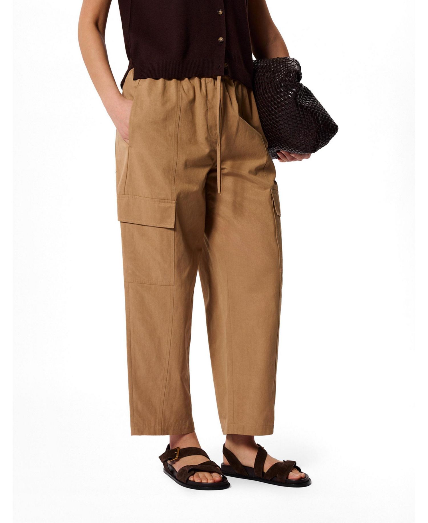 Women's Utility Cotton Barrel Trouser
