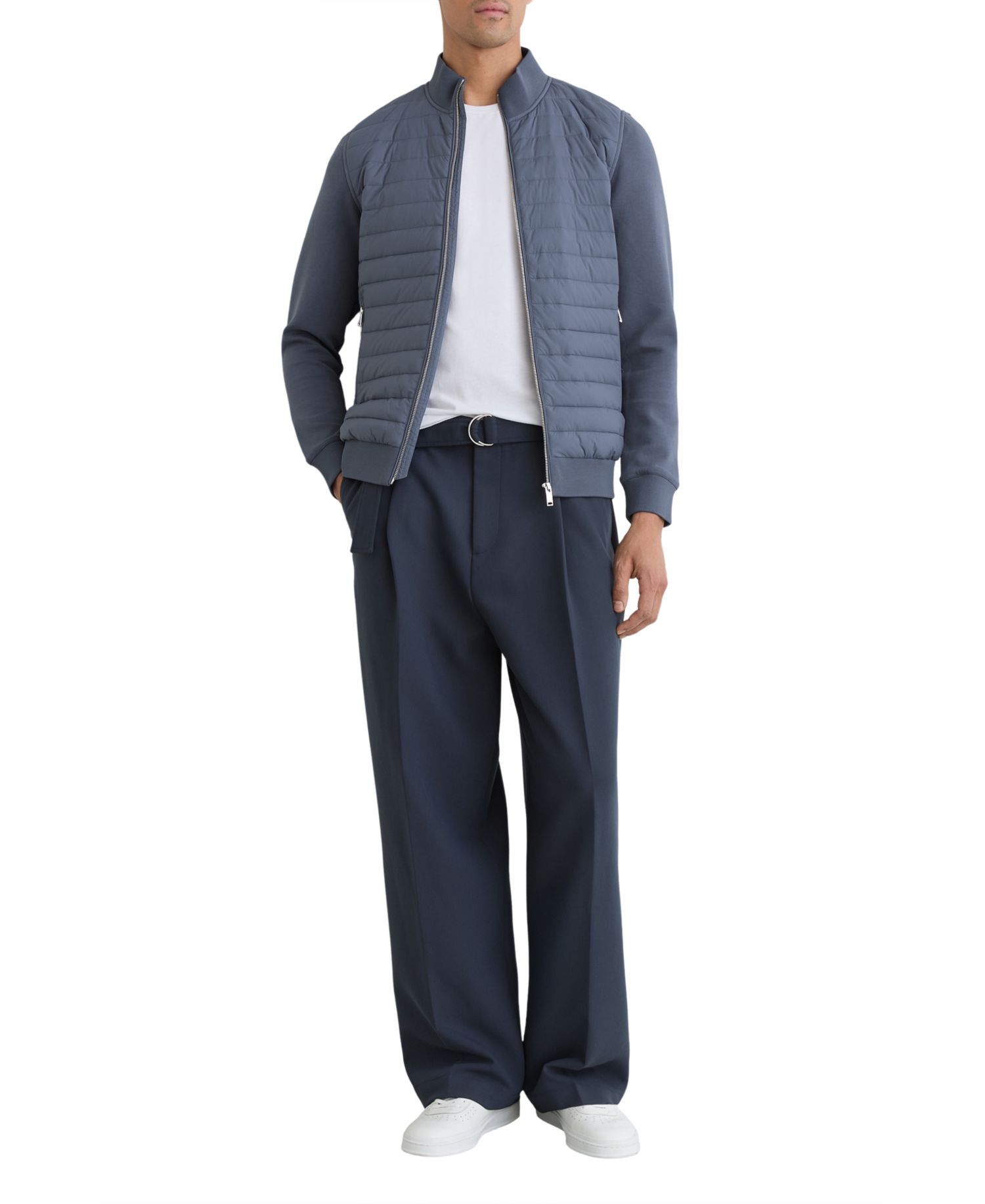 Men's Freddie Quilted Hybrid Jacket