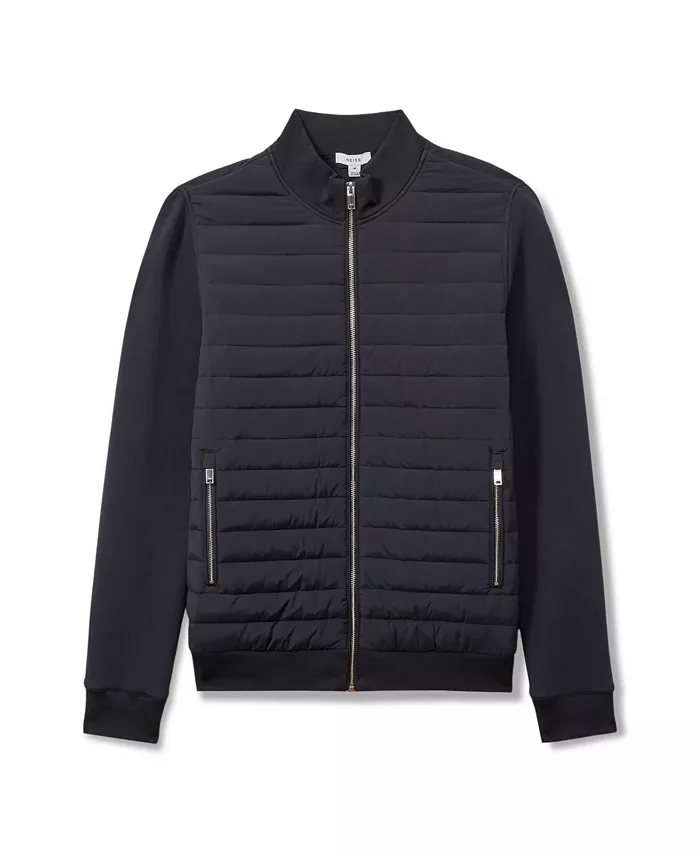 Men's Freddie Hybrid Quilt and Interlock Zip Jacket - thumbnail 4