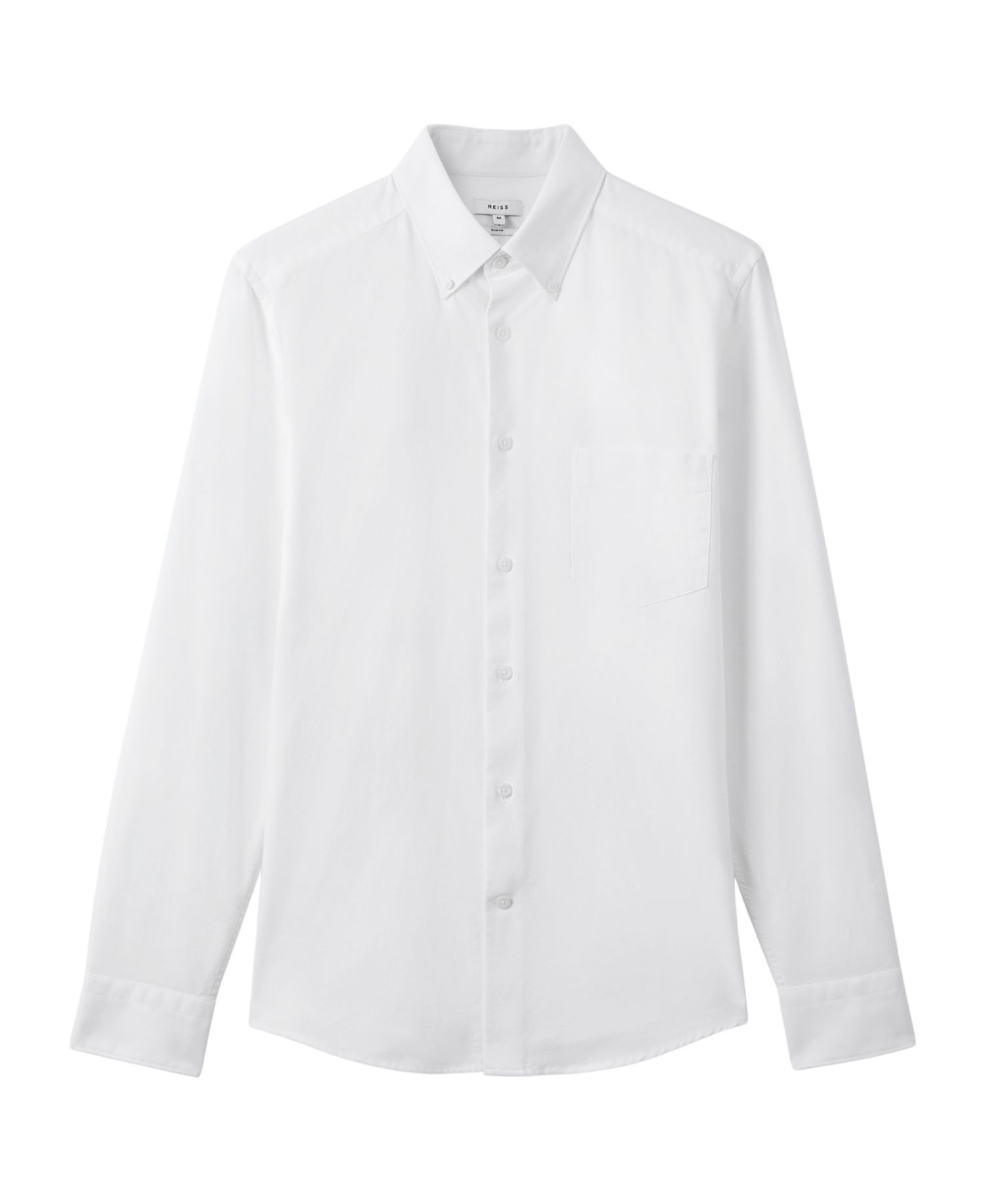 Men's Greenwich Slim-Fit Button-Down Collar Cotton Oxford Dress Shirt