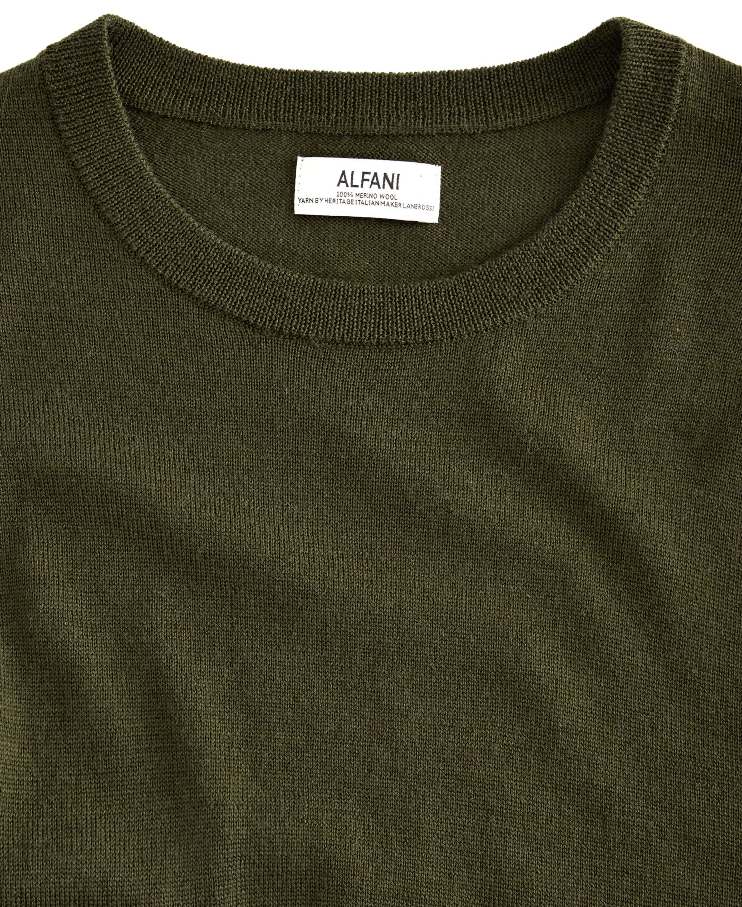 Men's Merino Wool Crewneck Sweater