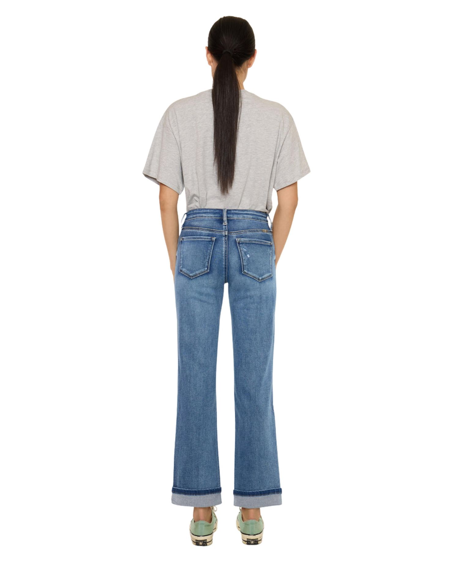 Women's Carrie Mid-Rise Straight Jeans