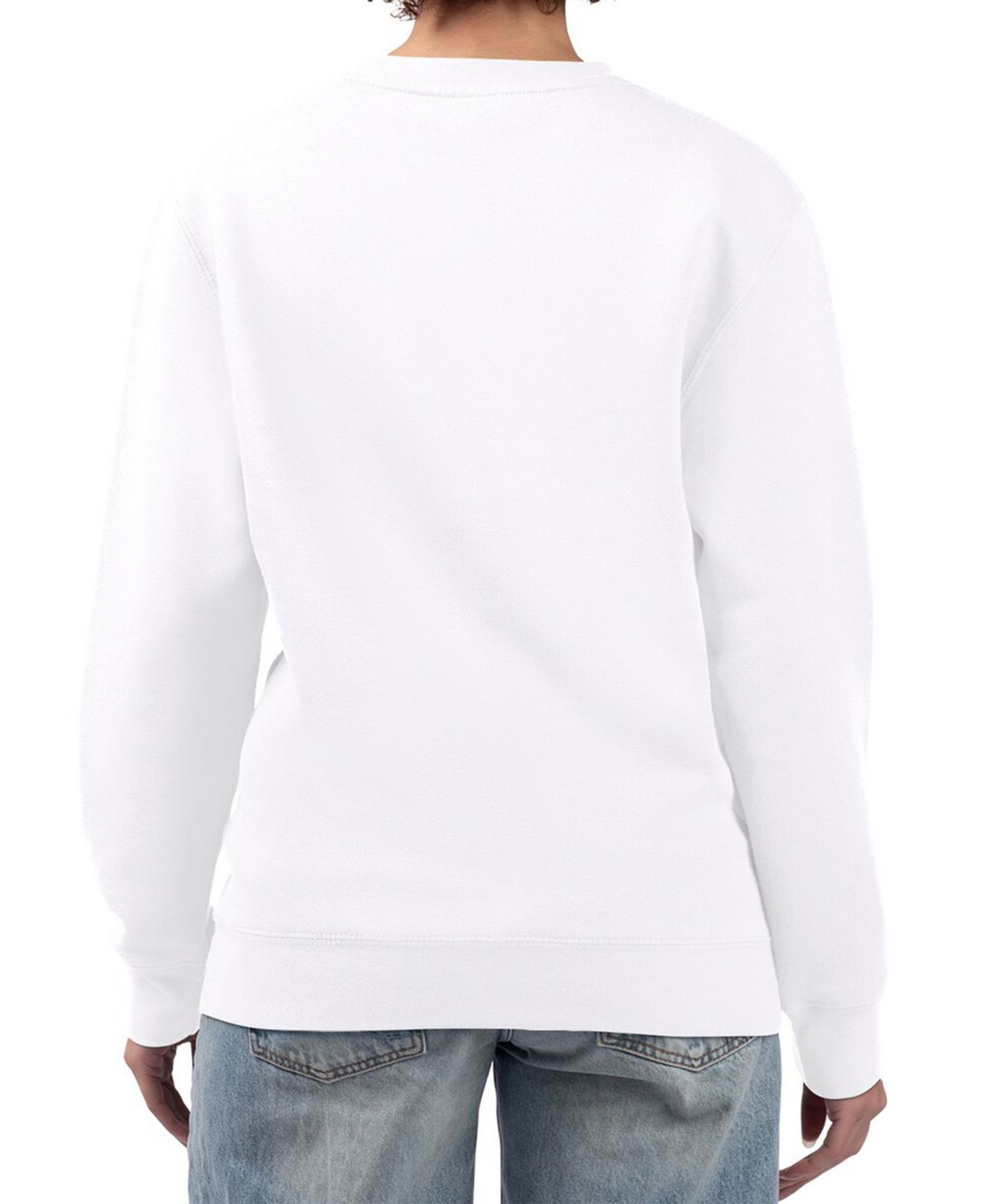 Women's White LA Clippers Flowers Team Logo Graphic Fleece Crewneck Pullover Sweatshirt