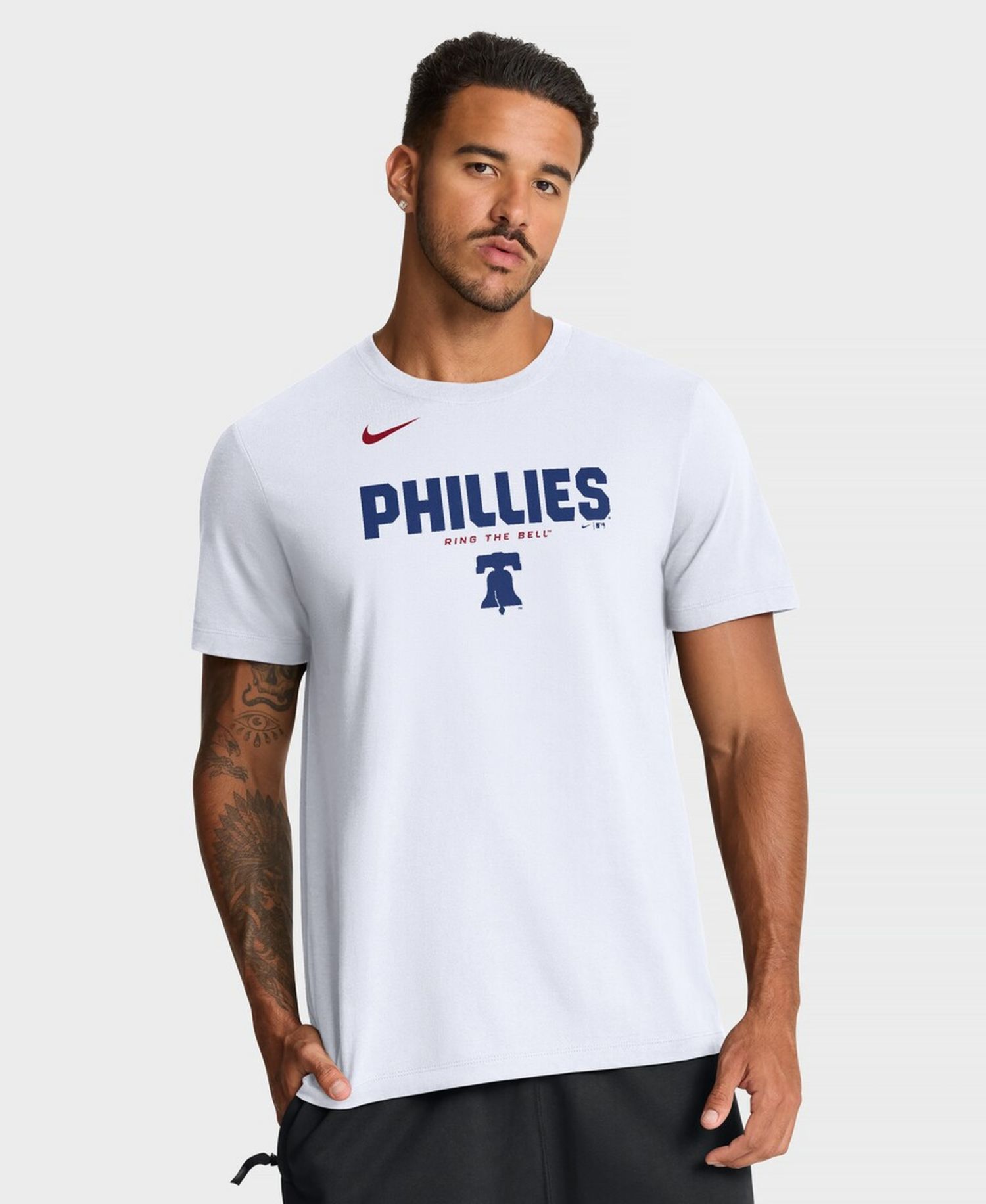 Men's White Philadelphia Phillies Bold Team Name T-Shirt