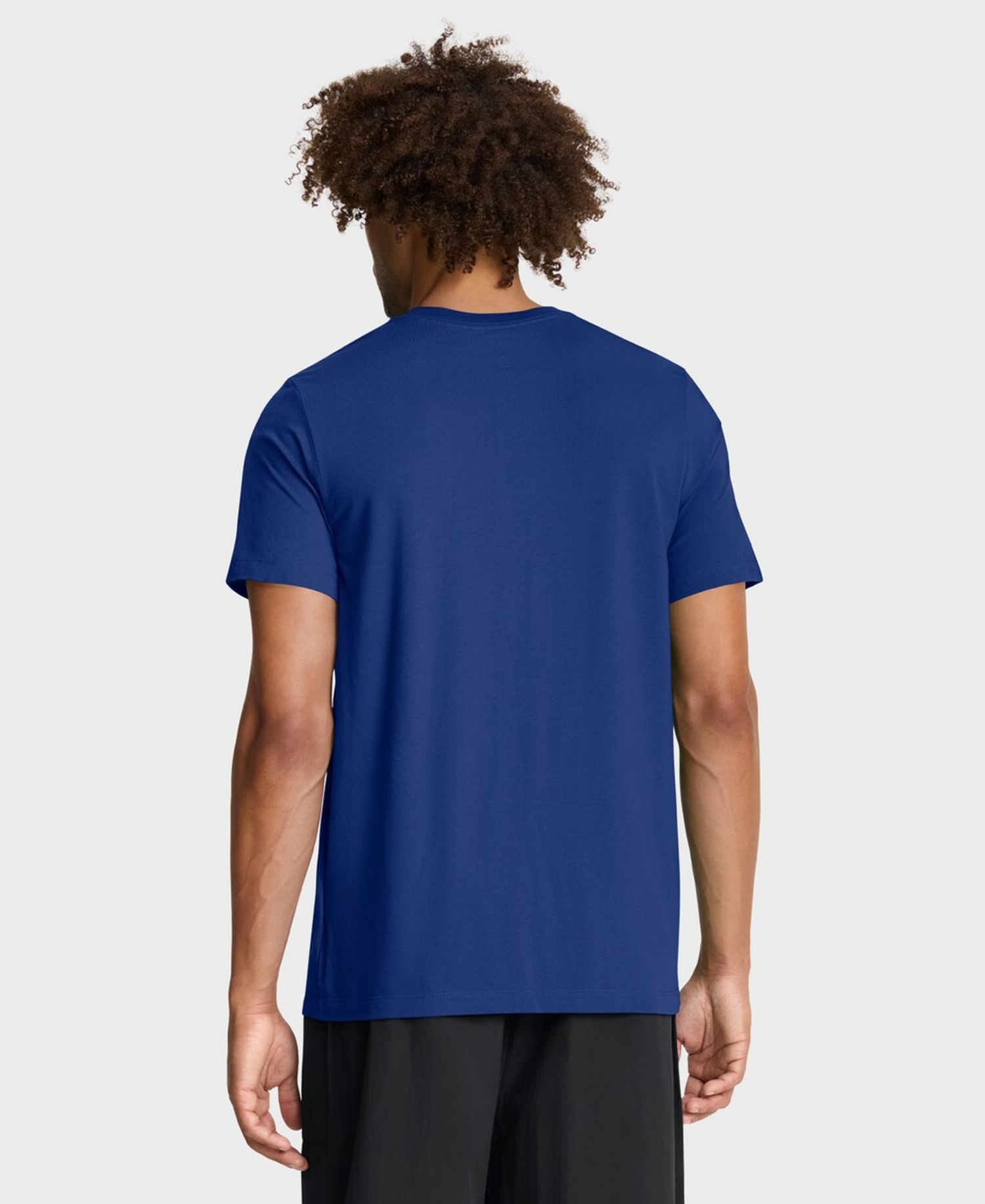 Men's Royal Chicago Cubs Tri-Blend Logo T-Shirt