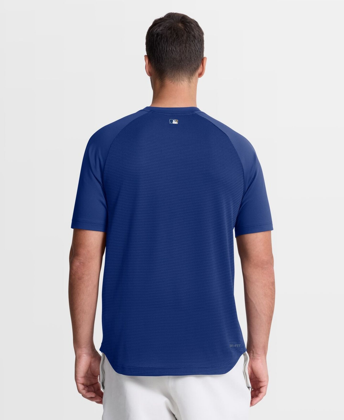Мужская футболка Nike Royal Kansas City Royals Authentic Collection Batting Practice Pre-Game Raglan Dri-FIT — фото 3