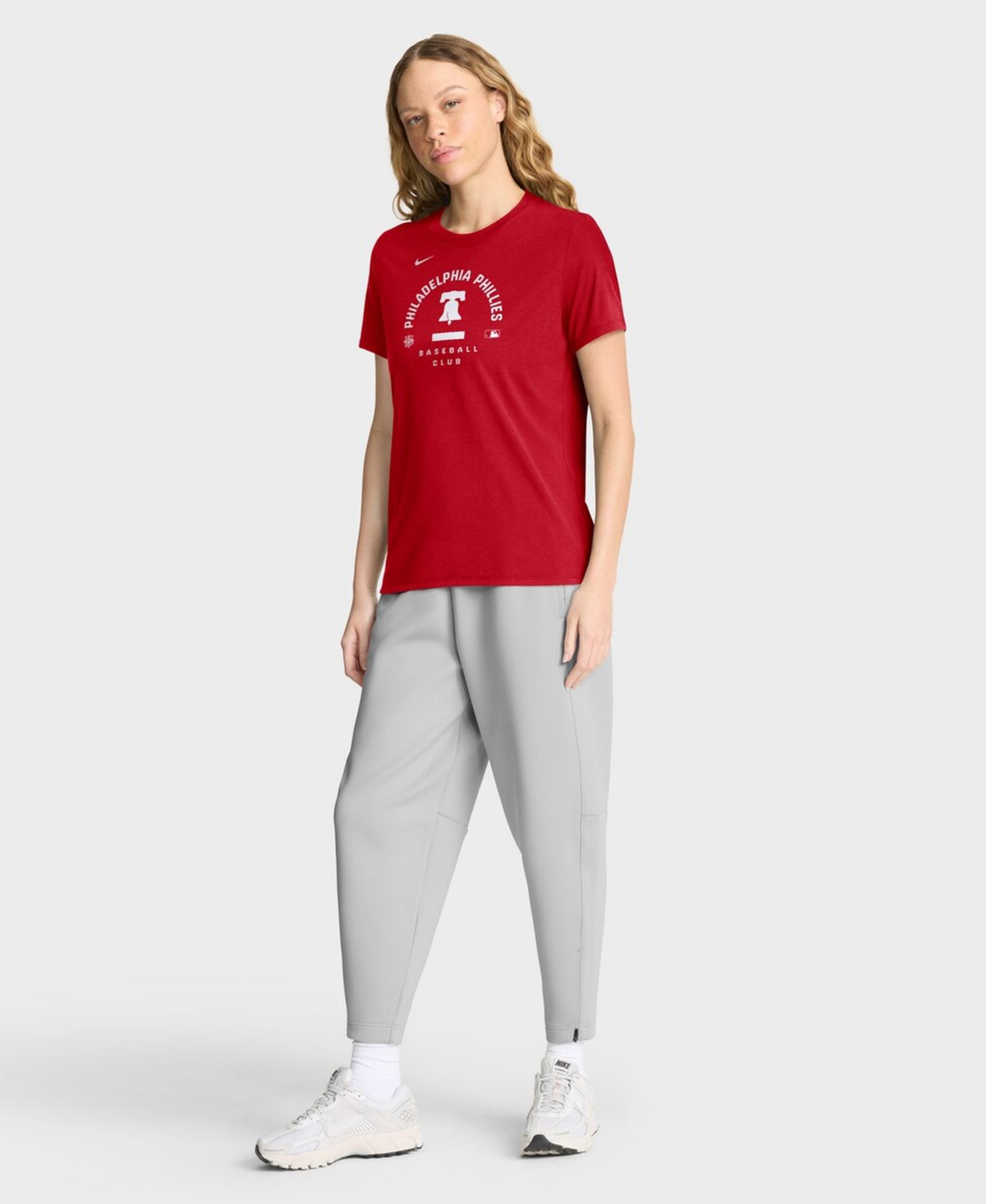 Women's Red Philadelphia Phillies Authentic Collection Early Work Tri-Blend Dri-FIT T-Shirt