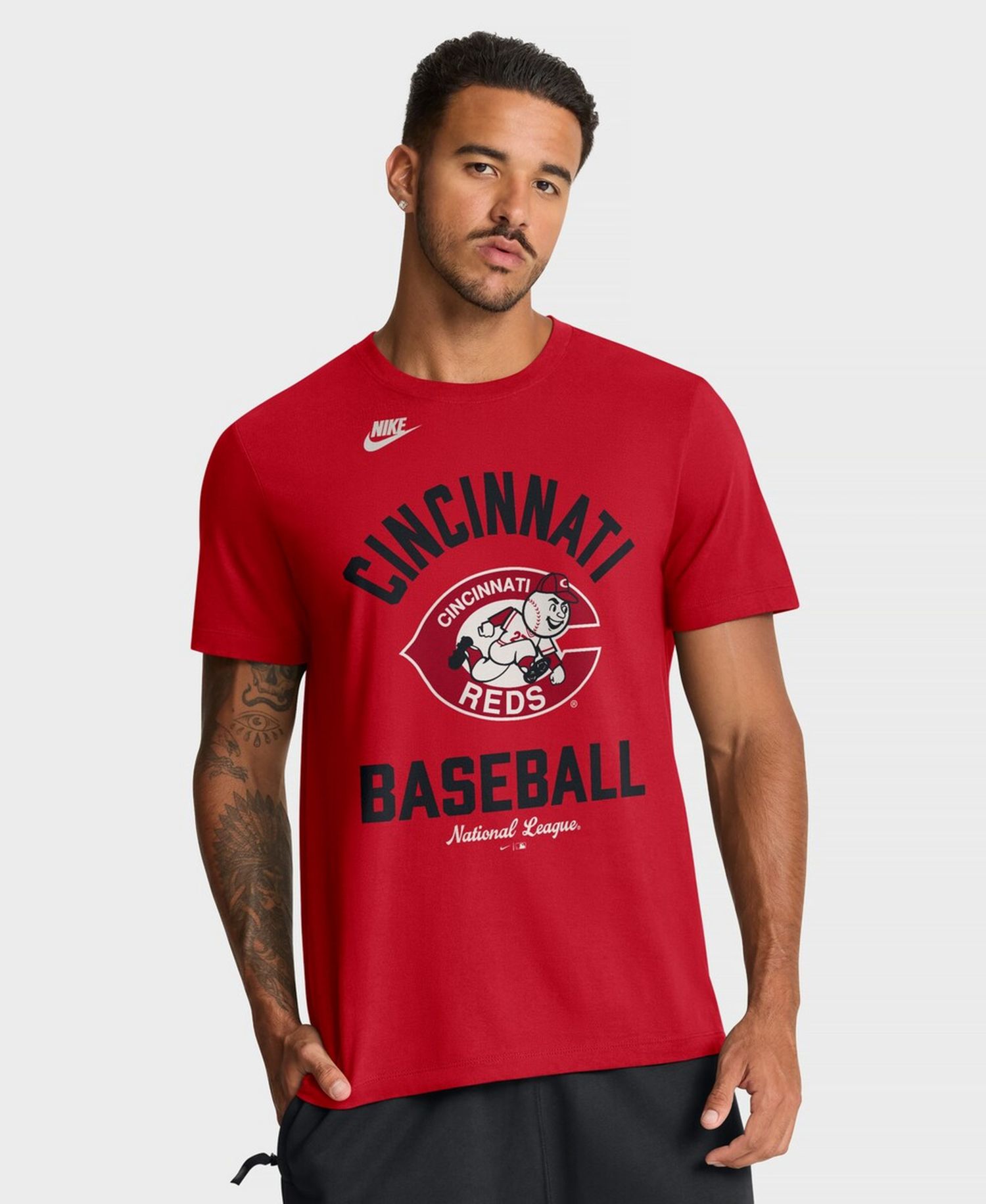 Men's Red Cincinnati Reds Cooperstown Collection T-Shirt