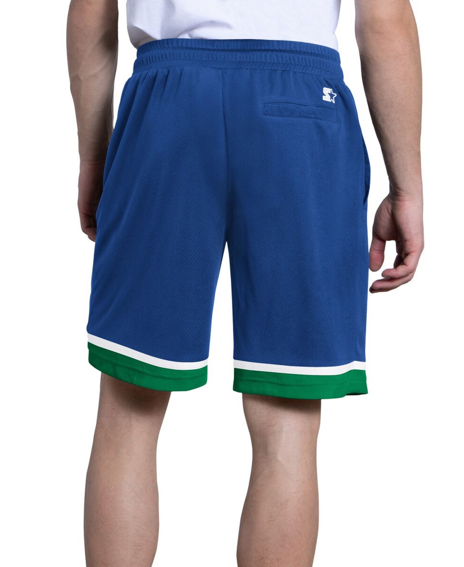 Men's Royal Seattle Seahawks Throwback Power Play Mesh Shorts