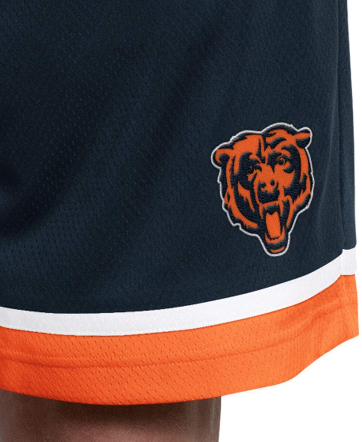 Men's Navy Chicago Bears Power Play Mesh Shorts