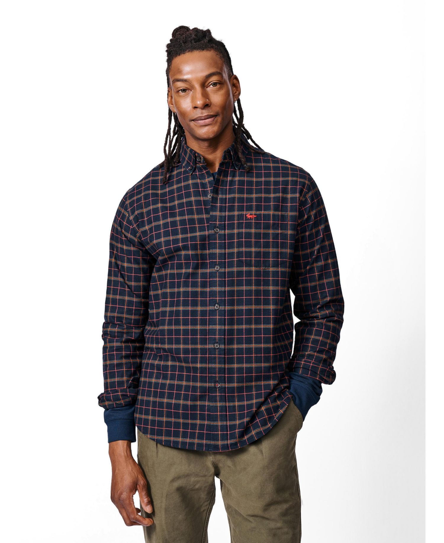 Men's Merton Brushed Oxford Button Down Shirt