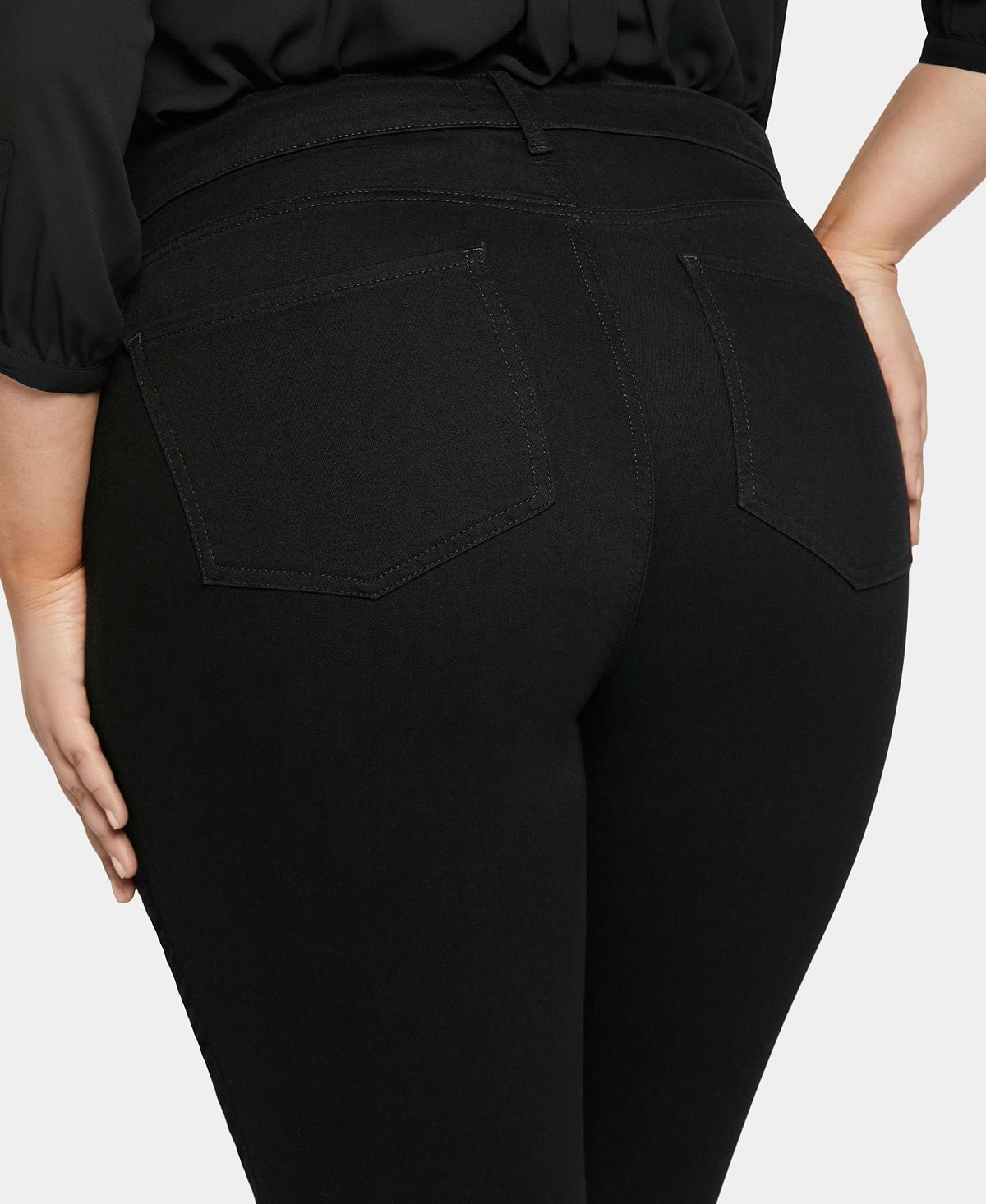 NYDJ Plus Size Marilyn Straight Jeans view 5 — MAYCSS fashion products