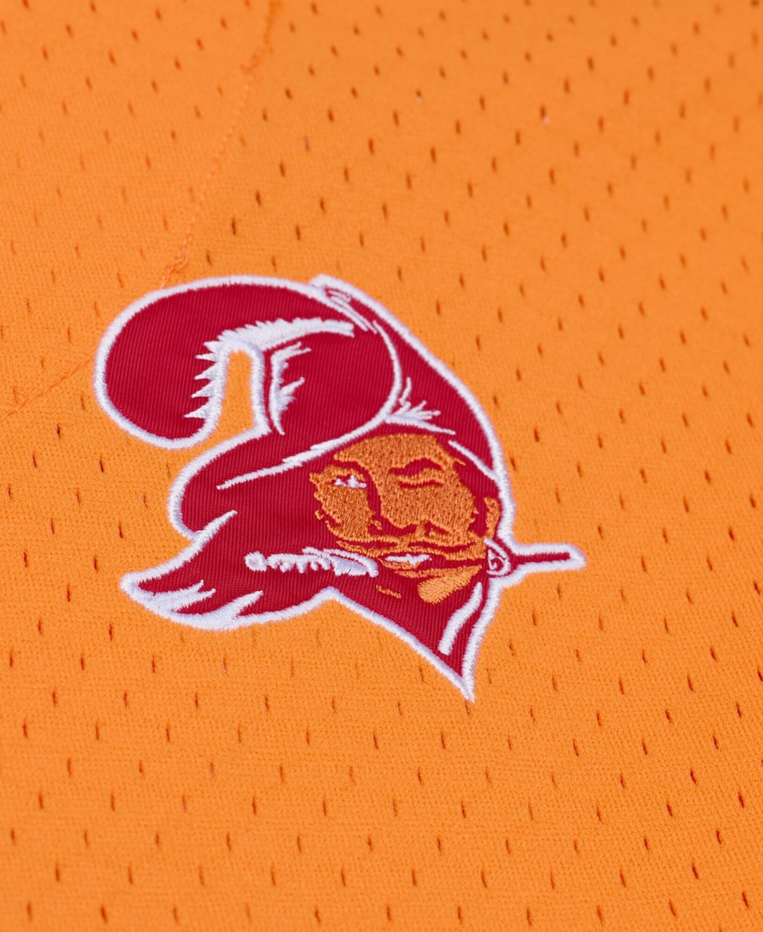 Men's Orange Tampa Bay Buccaneers Head Coach Mesh Full-Button Fashion Jersey