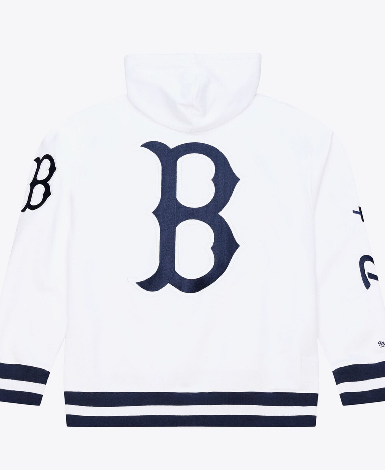 Men's White Boston Red Sox Cooperstown Collection Fleece Hoodie