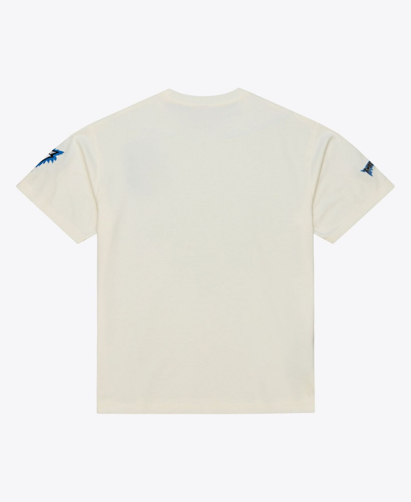 Мужская футболка Mitchell & Ness Cream Minnesota Timberwolves Hardwood Classics Chainstitch Premium — фото 3