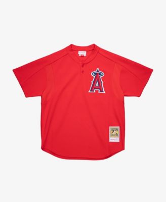 Men's Vladimir Guerrero Red California Angels Authentic Batting Practice Jersey