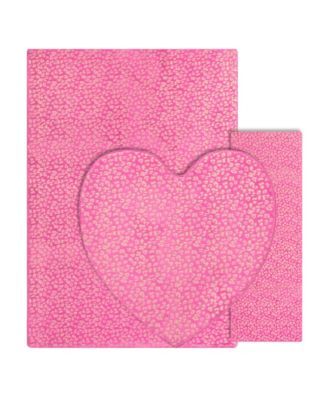 Metallic Leopard Foil Print Rugs