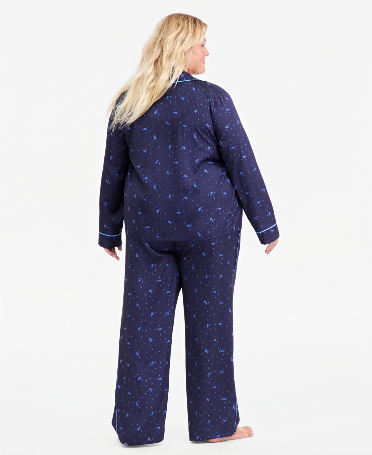 Disney | Macy's Plus Sorcerer's Apprentice Mickey Satin Pajama Set, Exclusive