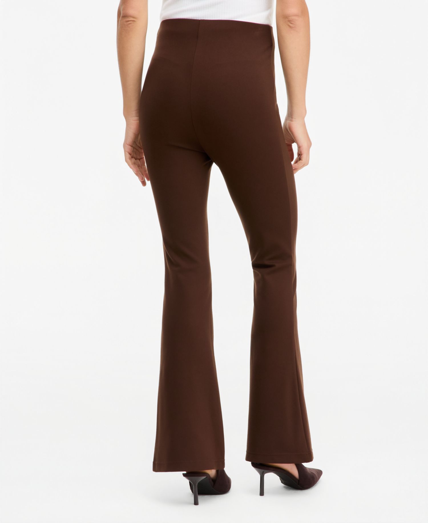 Women's High-Rise Ponte Flare Pants P/XS-3X