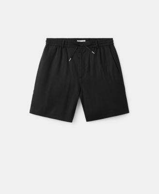 mens black dress shorts WREESH Men's Work Shorts Solid Color Suit Shorts Business Casual Shorts Button Shorts with Pockets Prodigy Black Dress Short  A classic black dress short designed for style and comfort. Men's Bermuda shorts in black