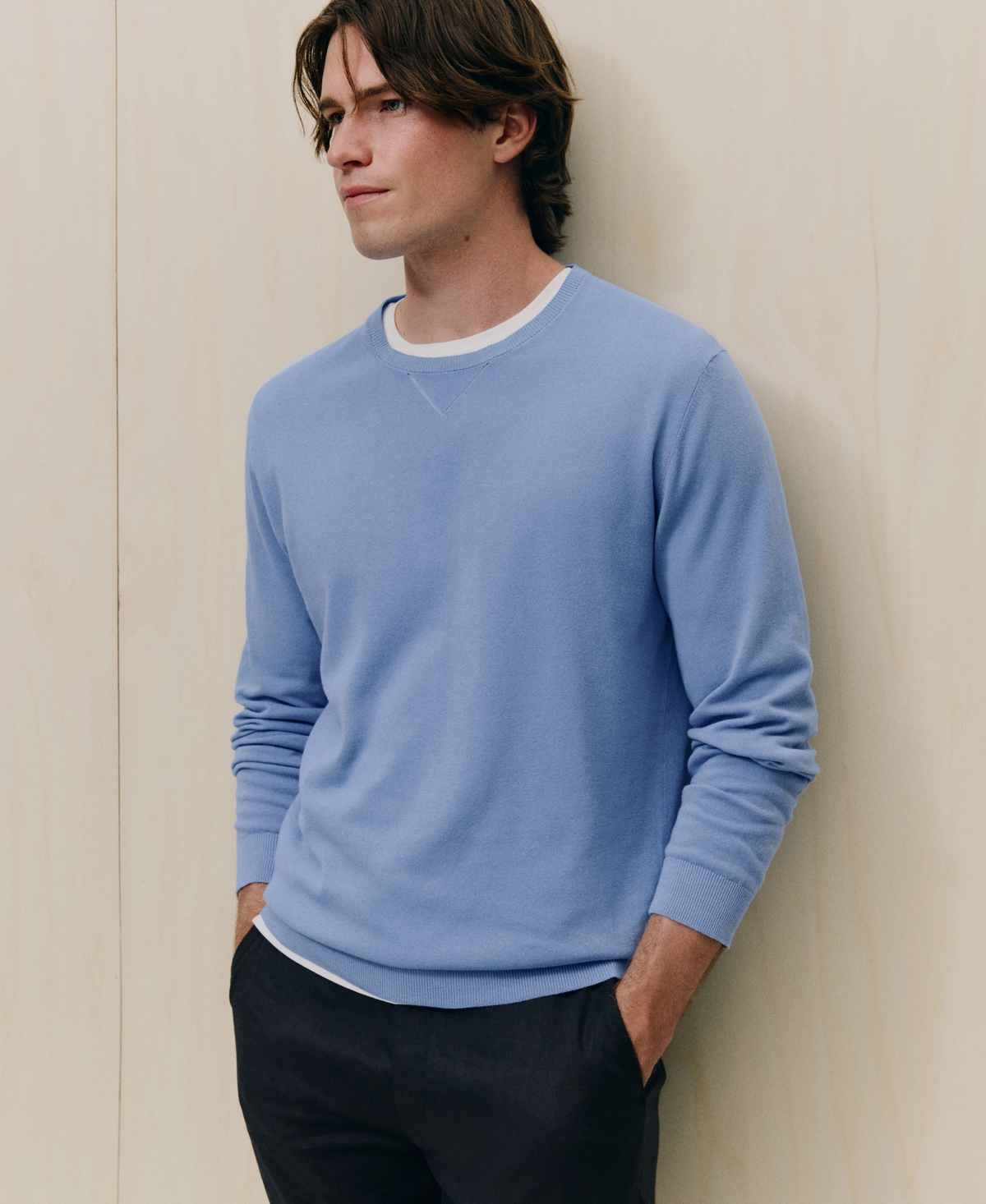 Mango Men's Cotton Fine-Knit Sweater