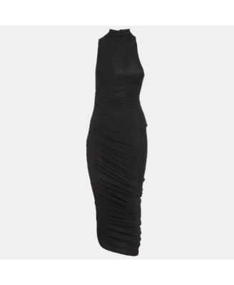 Women's Jersey Ruched La Robe Piazza Midi Dress