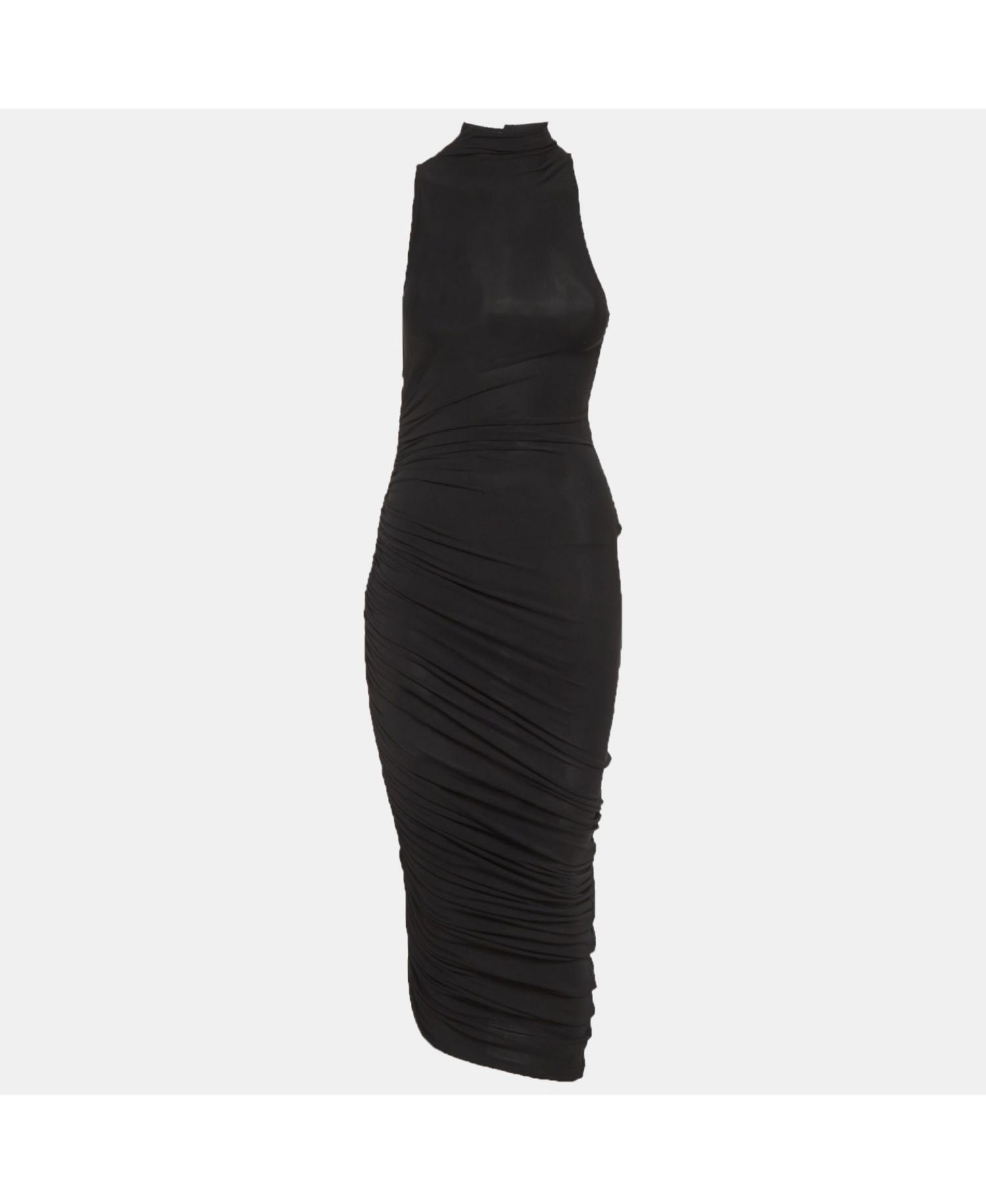 Women's Jersey Ruched La Robe Piazza Midi Dress