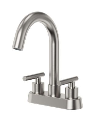 Centerset Bathroom Faucet with Drain Assembly 2-Handle Bathroom Sink