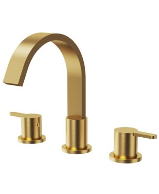 Widespread Bathroom Faucet 3 Hole 2-handle Bathroom Sink Faucet with Drain Assembly