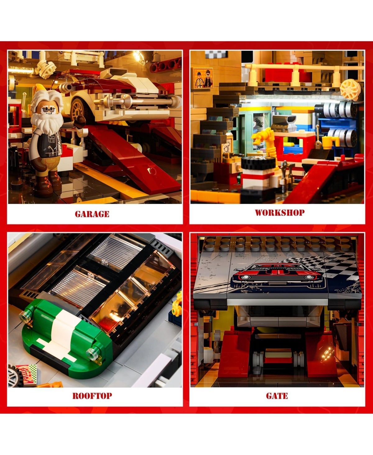 Lumibricks Street Mod Garage
