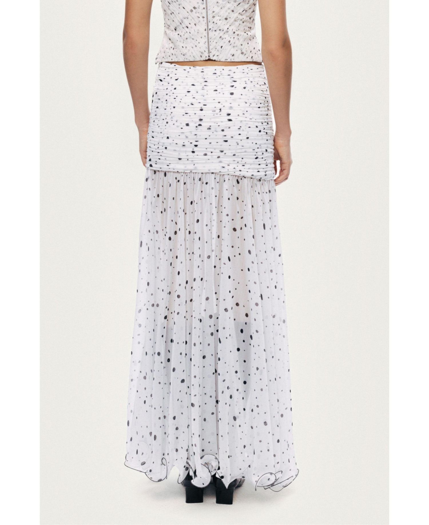 Women's Printed Slit-Detail Maxi Skirt