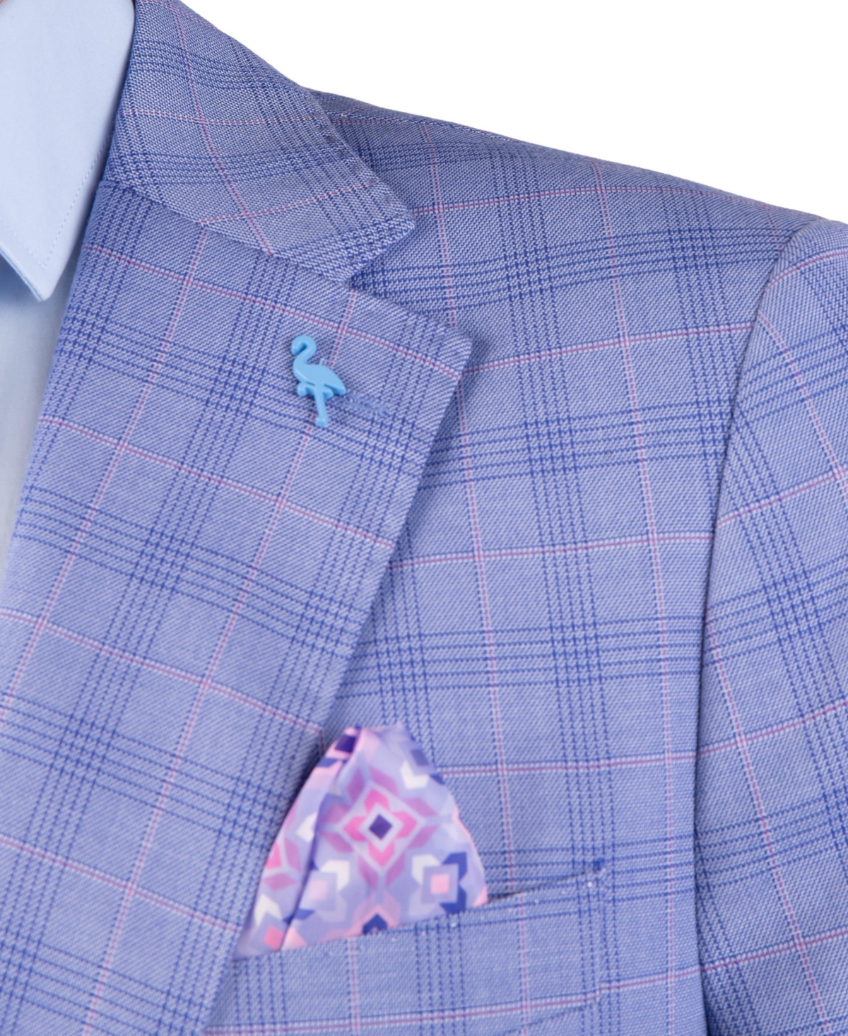 Tailorbyrd Men's Shadow Plaid Sport Coat