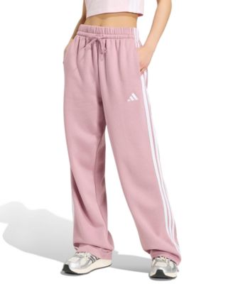 Women's Essentials 3-Stripes Fleece Slim Pants
