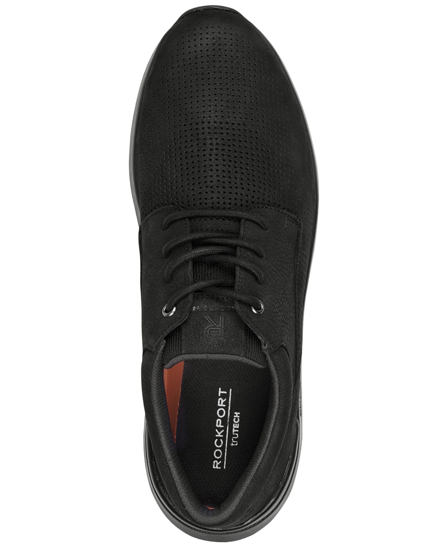 Мужские кроссовки Rockport Jaimie Casual, цвет: Чёрный кожаный — фото 4