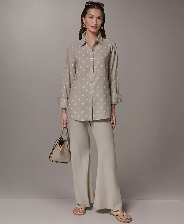 Women's Long-Sleeve Button-Front Shirt - thumbnail 7