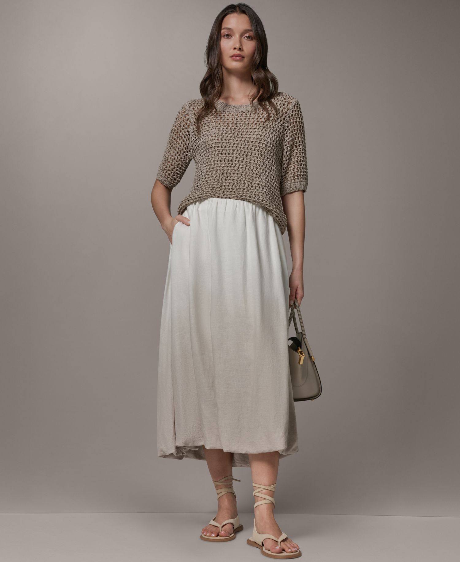 Women's Dip Dye Bubble Skirt