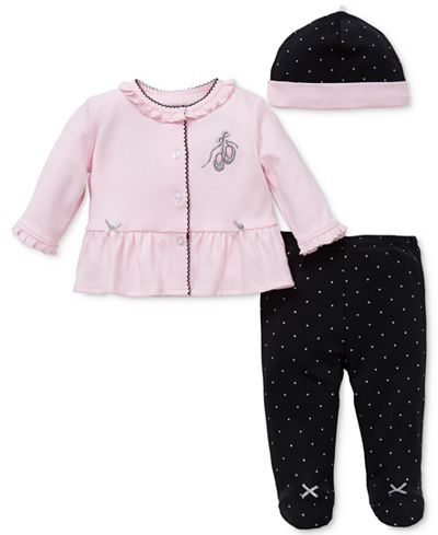 Little Me Baby Girl Ballerina Dot 3-Pc. Set