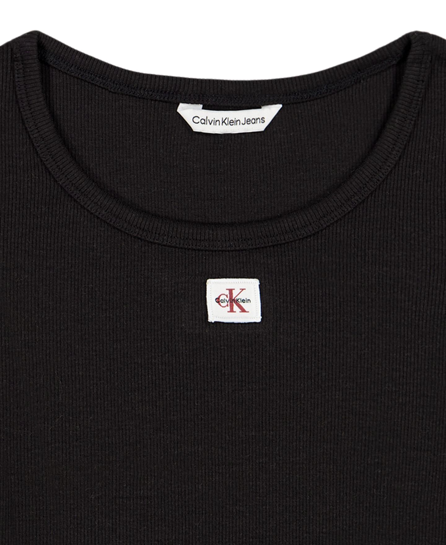 Футболка Calvin Klein Short-Sleeve для девочек, цвет: Чёрный — фото 3