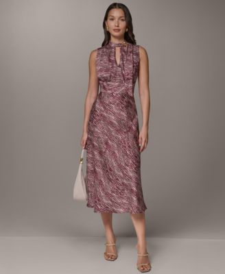 black cross back high neck maxi dress Neck, Back, Peek-a-boo Legs, – Anthora Collection Color:peach fpendofbf25 Sale Bridesmaid Dresses | wearing a size S.Style