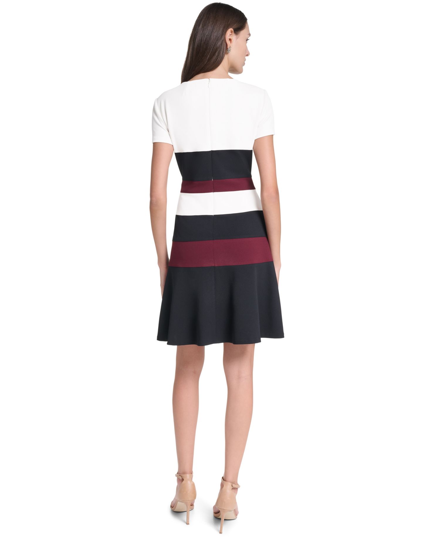Petite Scuba Crepe Sheath Dress