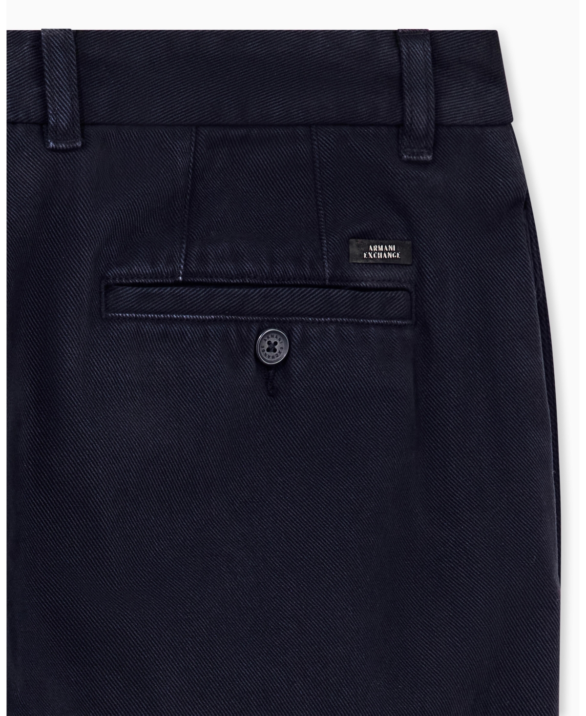 A|X Armani Exchange Men's Garment-Dyed Cotton Pants